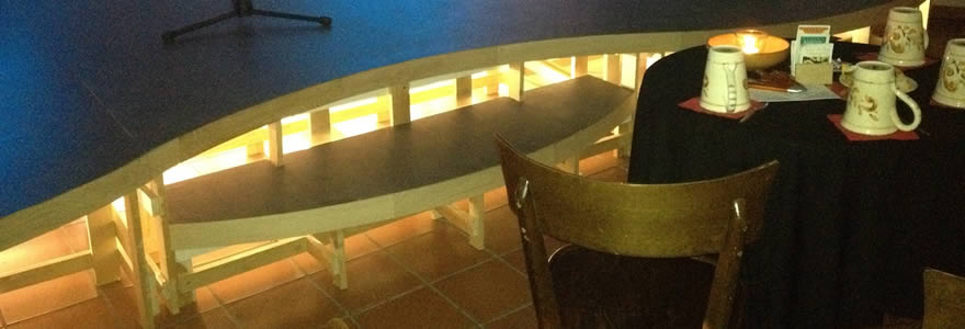 L'angolo bar della sala
