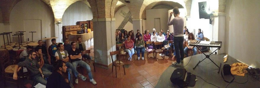 L'angolo bar della sala